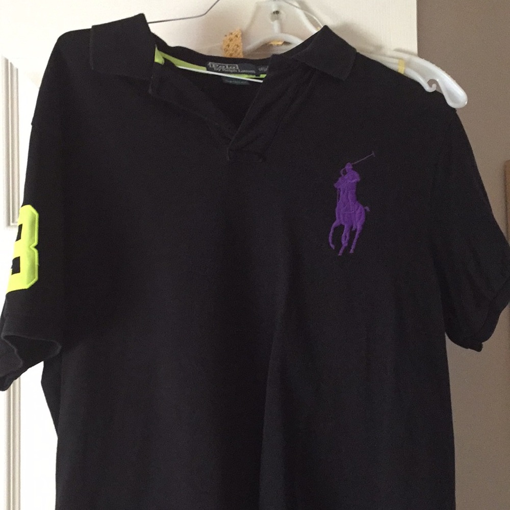 BNWOT Ralph Lauren enlarged logo polo
